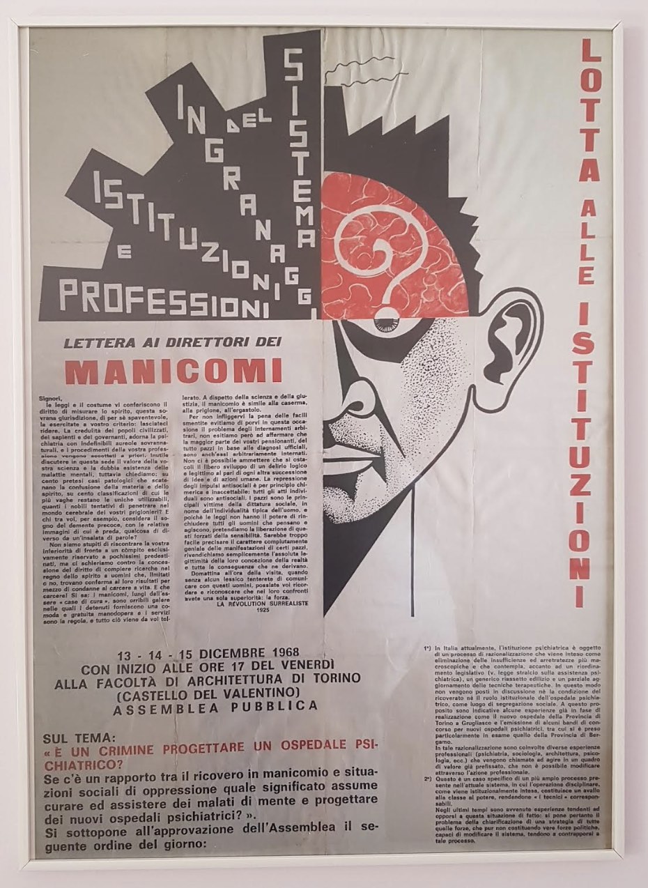 Poster Lettera ai direttori dei manicomi