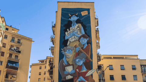 "Quel che di più caro", Murales di Rame13